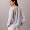 Camiseta sin botones de mezcla de algodón ligero