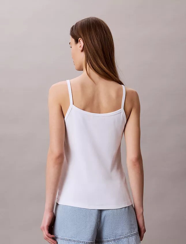 Camiseta sin mangas acanalada con Monogram Camiseta sin mangas acanalada con Monogram