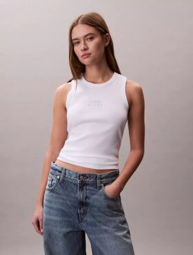 Camiseta sin mangas con gráfico del logotipo