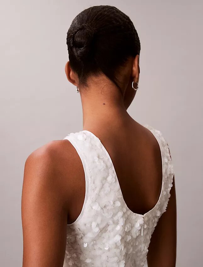 Camiseta sin mangas con lentejuelas Camiseta sin mangas con lentejuelas