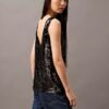 Camiseta sin mangas con lentejuelas Camiseta sin mangas con lentejuelas
