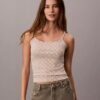 Camiseta sin mangas con monograma integral y canalé