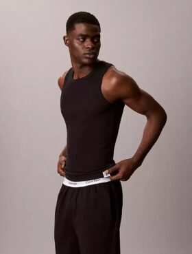 Camiseta sin mangas de algodón elástico para dormir