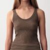 Camiseta sin mangas de canalé Ella Camiseta sin mangas de canalé Ella