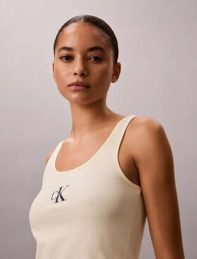 Camiseta sin mangas de Cotton Stretch Camiseta sin mangas de Cotton Stretch
