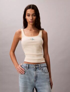 Camiseta sin mangas de rayas Monólogo
