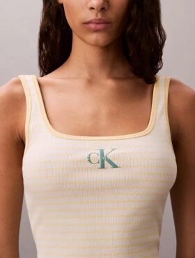 Camiseta sin mangas de rayas Monólogo