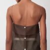 Camiseta sin mangas transparente Carmen Camiseta sin mangas transparente Carmen