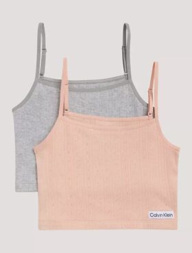 Camisola con logotipo y tejido acanalado, paquete de 2