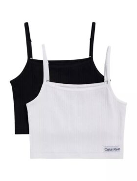 Camisola con logotipo y tejido acanalado, paquete de 2