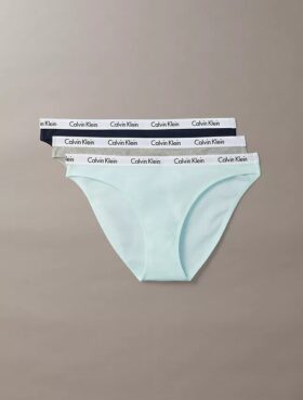 Carousel Cotton Stretch Rib Bikini, paquete de 3