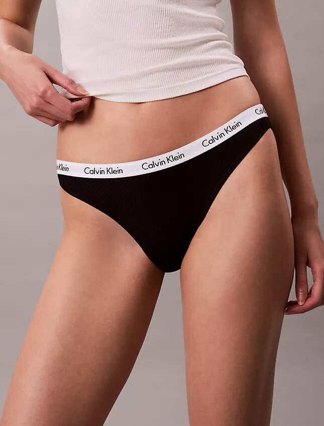 Carousel Cotton Stretch Rib Bikini, paquete de 3 Carousel Cotton Stretch Rib Bikini, paquete de 3