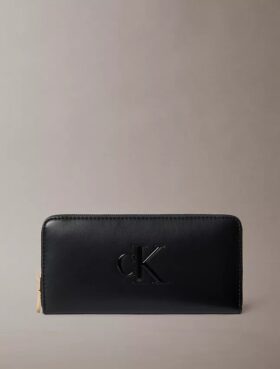 Cartera larga con cremallera y Monogram en negrita