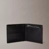 Cartera plegable con emblema y tarjetero Cartera plegable con emblema y tarjetero