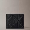 Cartera plegable con logotipo en relieve Cartera plegable con logotipo en relieve