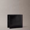 Cartera plegable con logotipo en relieve y compartimento para monedas Cartera plegable con logotipo en relieve y compartimento para monedas