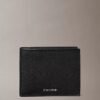 Cartera plegable con logotipo estampado en relieve Cartera plegable con logotipo estampado en relieve