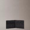 Cartera plegable con logotipo estampado en relieve Cartera plegable con logotipo estampado en relieve
