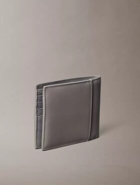 Cartera plegable Monólogo con relieve y monedero