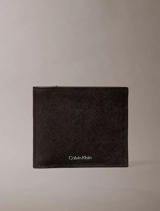 Cartera plegable Saffiano refinada Cartera plegable Saffiano refinada