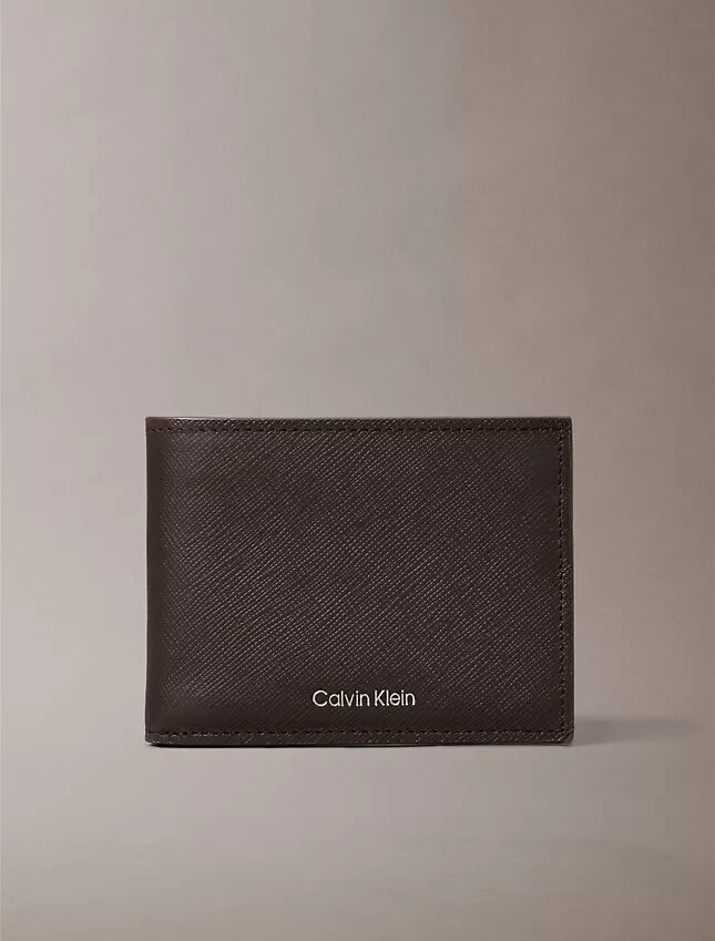 Cartera plegable Saffiano refinada Cartera plegable Saffiano refinada