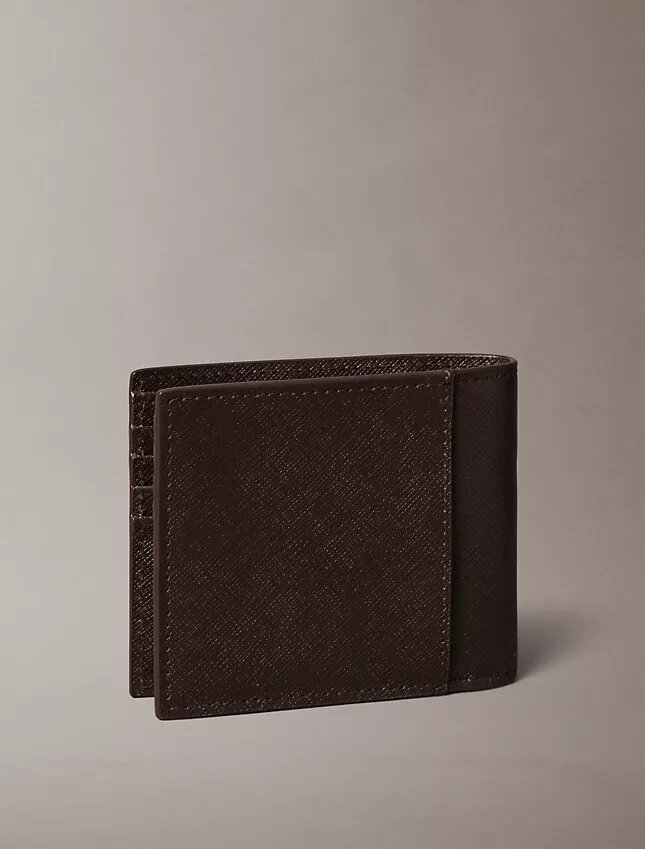 Cartera plegable Saffiano refinada Cartera plegable Saffiano refinada