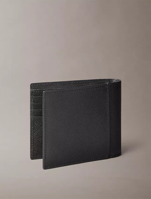 Cartera plegable Saffiano refinada Cartera plegable Saffiano refinada