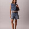 Chaleco sin mangas de Denim