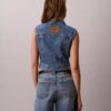 Chaleco sin mangas de Denim