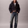 Chaqueta acolchada con monograma integral Chaqueta acolchada con monograma integral