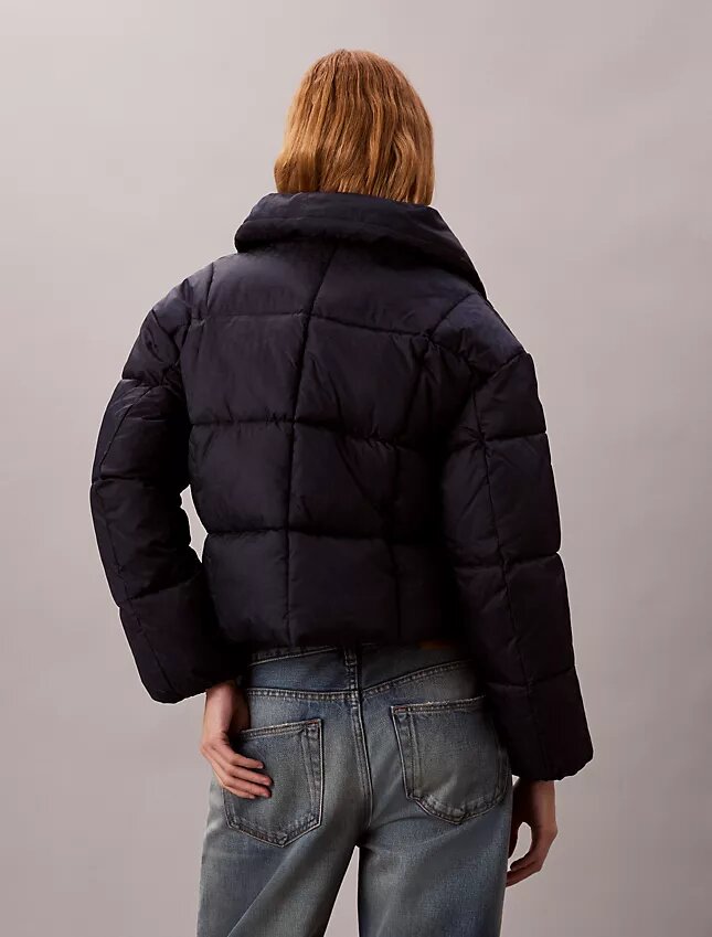 Chaqueta acolchada con monograma integral Chaqueta acolchada con monograma integral