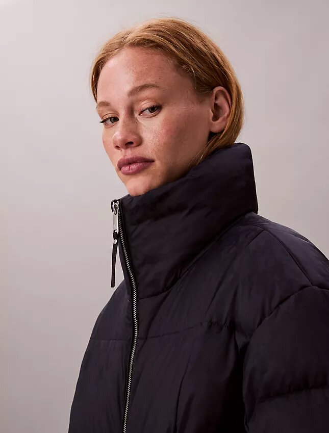 Chaqueta acolchada con monograma integral Chaqueta acolchada con monograma integral