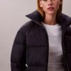 Chaqueta acolchada con monograma integral Chaqueta acolchada con monograma integral