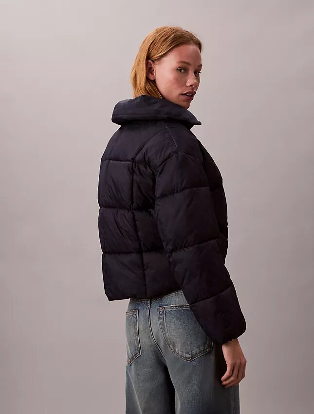 Chaqueta acolchada con monograma integral Chaqueta acolchada con monograma integral