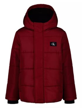 Chaqueta acolchada con parche Monólogo para niños