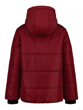 Chaqueta acolchada con parche Monólogo para niños