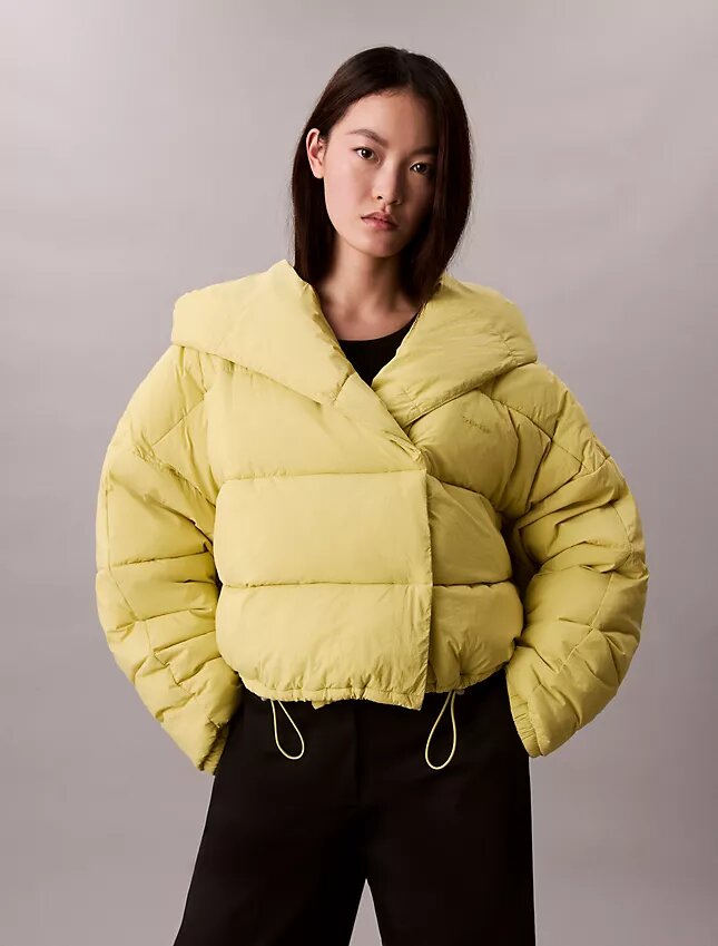 Chaqueta acolchada cruzada Chaqueta acolchada cruzada