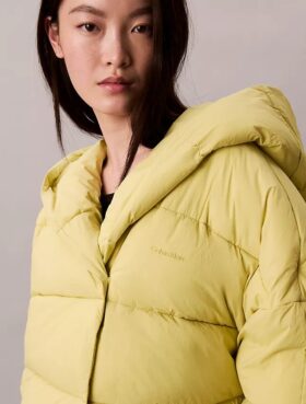 Chaqueta acolchada cruzada