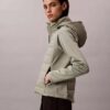 Chaqueta acolchada de mezcla de tejidos Chaqueta acolchada de mezcla de tejidos