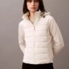 Chaqueta acolchada de mezcla de tejidos Chaqueta acolchada de mezcla de tejidos