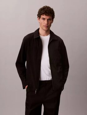 Chaqueta blusón de seersucker