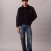 Chaqueta bomber de algodón y nailon estilo universitario