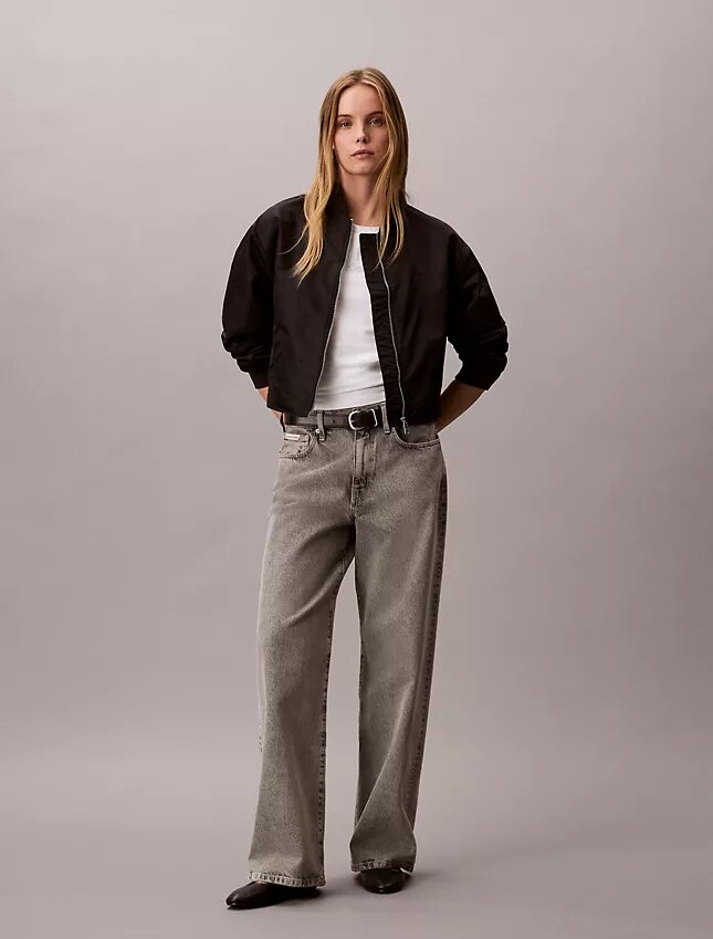 Chaqueta bomber de nailon Chaqueta bomber de nailon