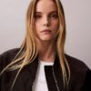 Chaqueta bomber de nailon Chaqueta bomber de nailon