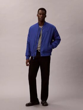 Chaqueta bomber de nailon