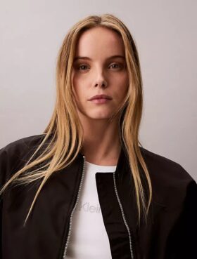 Chaqueta bomber de nailon