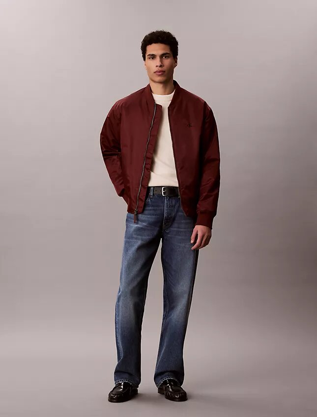 Chaqueta bomber de nailon Chaqueta bomber de nailon