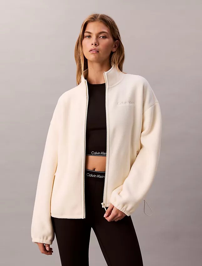 Chaqueta con cremallera de forro polar Chaqueta con cremallera de forro polar