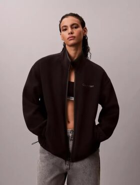 Chaqueta con cremallera de forro polar