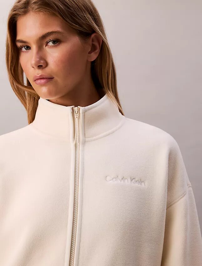 Chaqueta con cremallera de forro polar Chaqueta con cremallera de forro polar